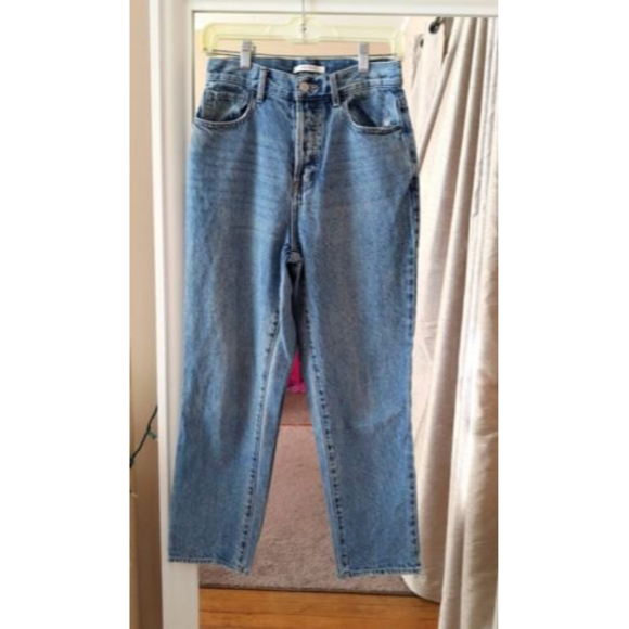 Pascun High Rise Straight 26 Jeans Blue - Picture 1 of 6